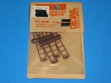 Detail Associates HO #FC-6208, Freight Car Ladders - Short, Modern Cars