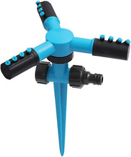 AIMALL 360� Rotating Trigeminal Lawn Sprinkler ? 9.45"x6.89" Garden Irrigatio...
