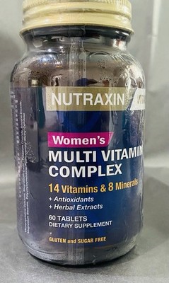 Nutraxin Vitals Women s Multi Vitamin Complex 14 Vit. 8 Minerals 04/28 Time Rele