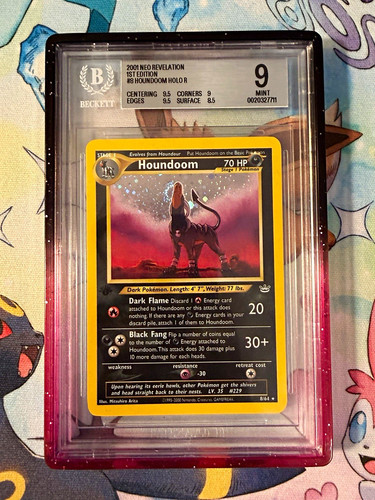 Houndoom (1st Edition) graded BGS 9 for sale on eBay