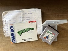 Jeu Bugs Bunny crazy castle Game Boy Nintendo PAL FAH Game Boy GB + Notice