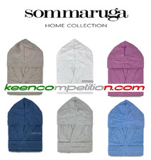 ★ SOMMARUGA BIANCALUNA  ACCAPPATOIO UOMO DONNA TESSUTO NIDO D'APE 100% COTONE ★