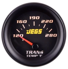JEGS 41405 Transmission Temperature Gauge [2 1/16 in. Electric, 120-280-Degrees