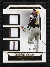 2025 Panini National Treasures Game Gear Swatches Trio 33/99 Leo De Vries 0s72