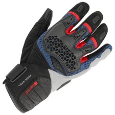 Richa Bogota Motorbike Motorcycle Textile Gloves - Black / Blue / Red