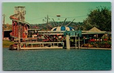 Lake & Midway Beech Bend Park Bowling Green Kentucky KY c1960 Postcard