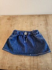 Build A Bear Workshop Blue Jean Denim Skirt Play Clothes