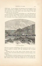 ROCK A CAVE TOWN RESTORED USA AMERICA 1887 ILLUSTRATION PRINT