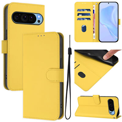 HAOYE Leather Folio Cover per Google Pixel 7a, Premium Pelle PU