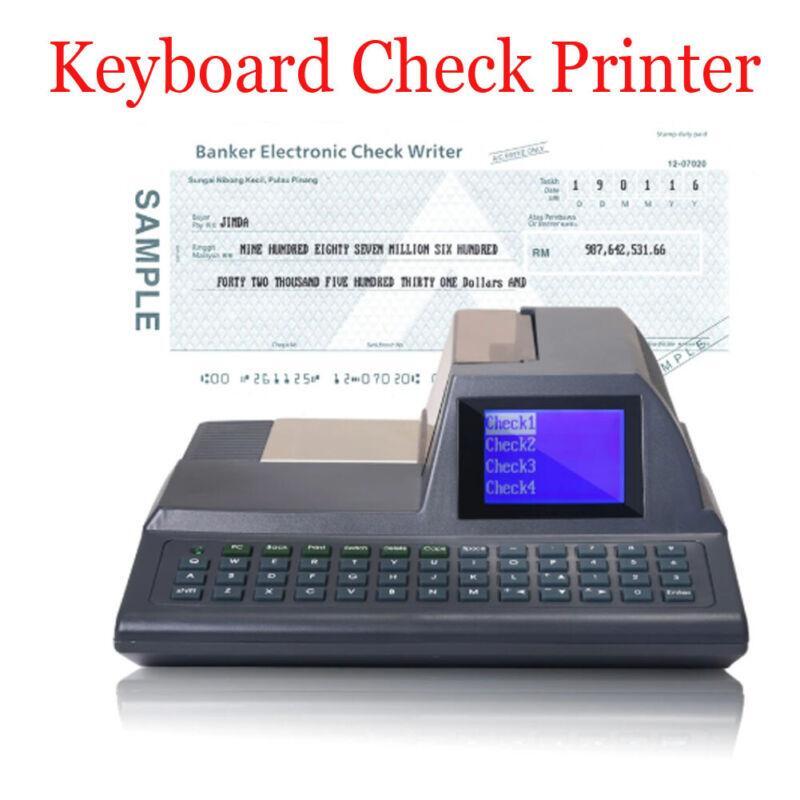 Automatic Keyboard Check Printing Printer Cheque Writer Check Writing