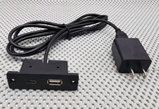 Recessed USB Power Strip Outlet 5V 2.5meter USB & USB-C Port Charging Sofa