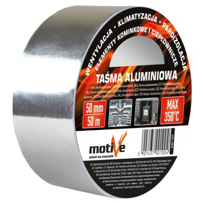 50mm 350°C Alu Aluband Aluminium Klebeband selbstklebend Kleberolle 25-50m lang