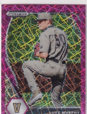 2021 Prizms Pink Velocity RC Luke Murphy Prizm Rookie Draft FR1004