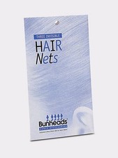 Capezio Bunheads Invisible Hair Nets, Black or Dark Brown, NEW