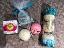 7 pack BATH BOMBS Fizzy FIZZIES - Assorted Colors Variety FREE SHIPPING