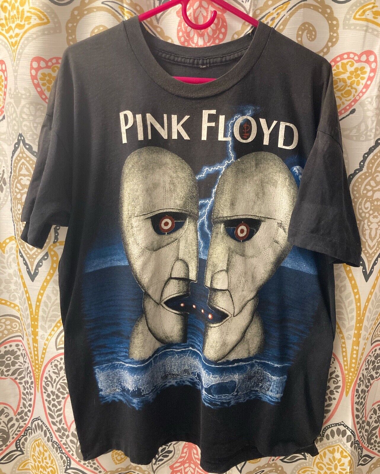 hente Eftermæle telefon Vintage Pink Floyd Division Bell T-Shirt 1990s RARE Concert Tee XL | eBay