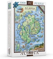 Acadia National Park 1000 Piece Jigsaw Puzzle Xplorer Maps New