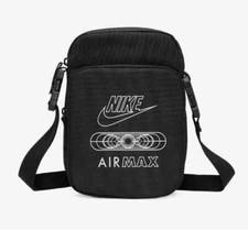 Borsa a tracolla Nike Air Max 4L nera borsa da viaggio festival vacanze