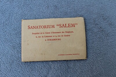 Sanatorium Salem - Strasbourg - Leporello - Frankreich - 1929