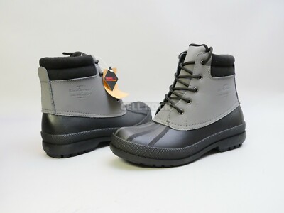 mens duck boots grey