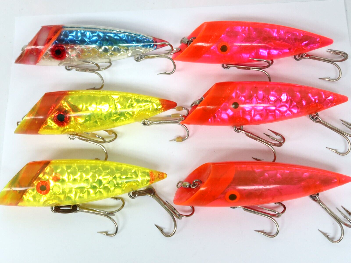 Luhr Jensen Vintage Alaskan Plug 5 Inch Rare Salmon Fishing Lure Six Pcs! Luhr Jensen Vintage Alaskan Plug 5 Inch Rare Salmon Fishing Lure Six Pcs!
