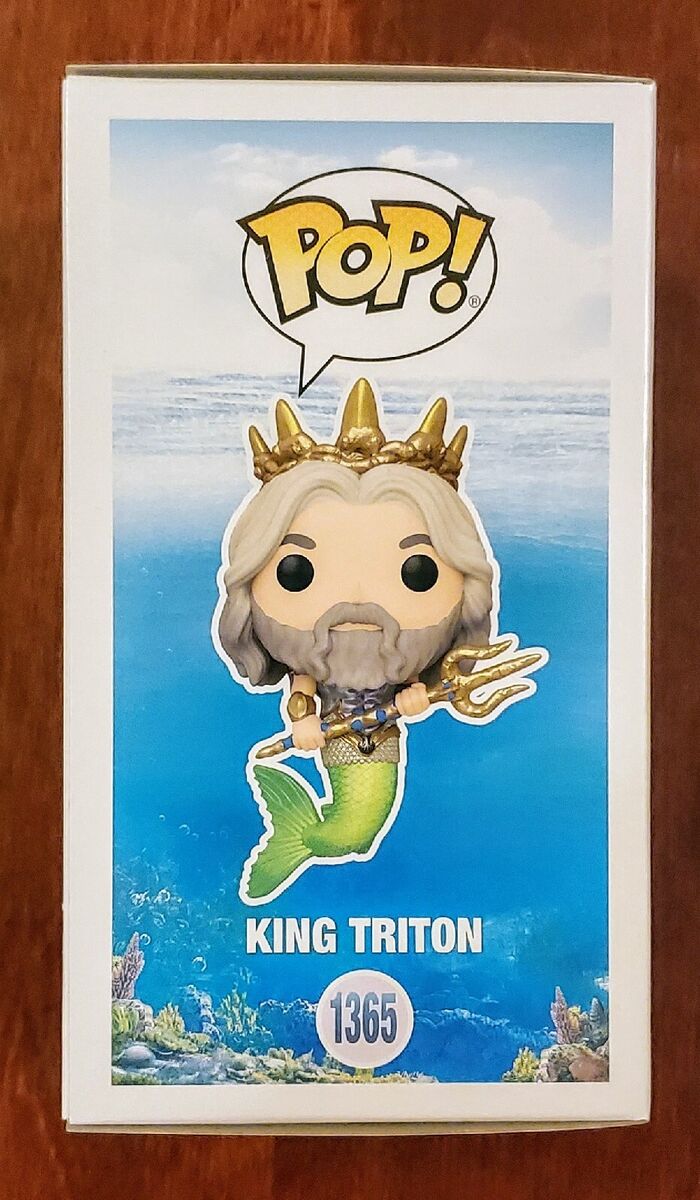 Funko Pop! A Pequena Sereia The Little Mermaid King Triton 1365 - Moça do  Pop - Funko Pop é aqui!