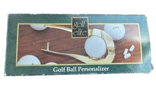 Golf Ball Personalizer Press Monogrammer For Golf Balls By Golf Elite. Vintage