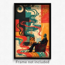 Poster film Bollywood - sedia nascosta (stampa arte film hindi retrò India)