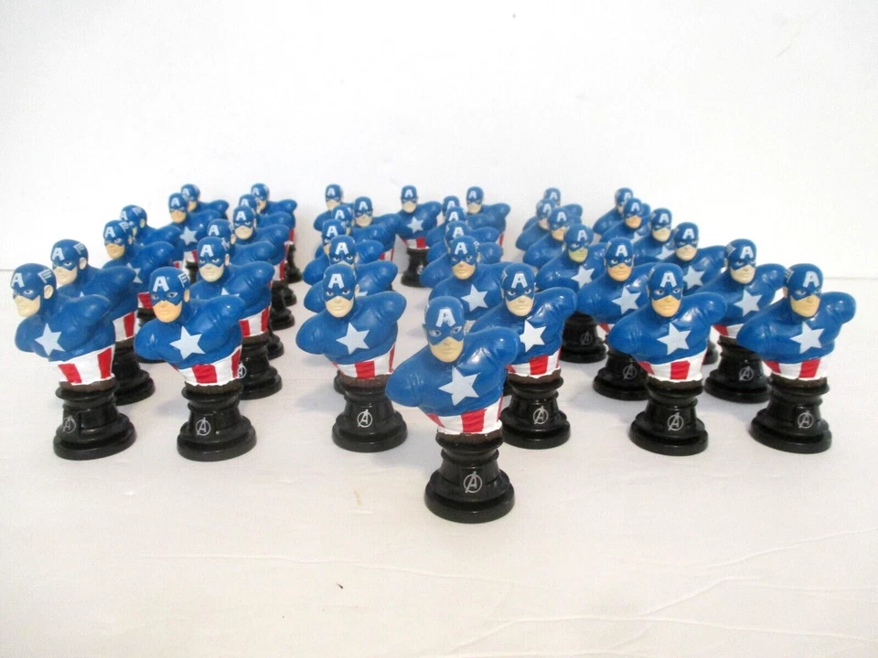 44 GREENBRIER MARVEL AVENGERS CAPITÁN AMÉRICA+THOR FIGURA BUSTO PESAS DE PAPEL Foto 3 de 4