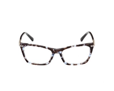 Swarovski SK5426 055 Blue Tortoise Cat Eye Plastic Eyeglasses Frame 54-16-140