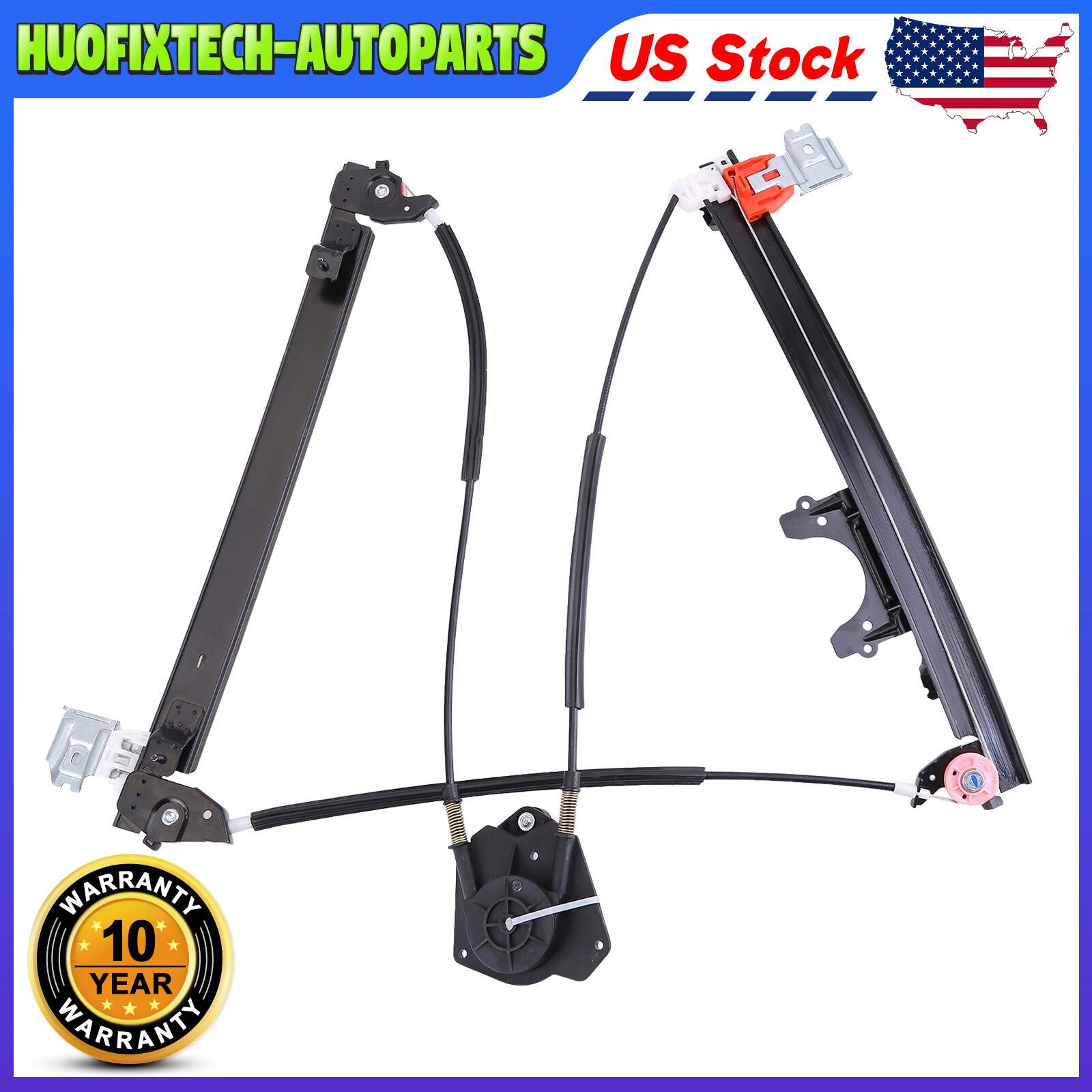Front Left Window Regulator W/O Motor For 2003-2013 Maserati Quattroporte M139