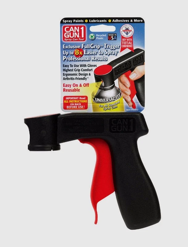 CAN GUN 1 Aerosol Spray Paint Can Premium Handle Holder Full Grip Trigger 02012
