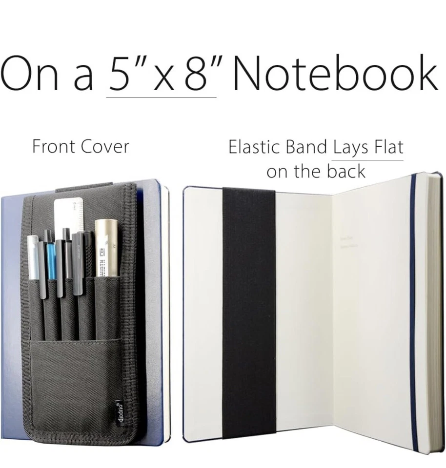 Soporte para bolígrafo, soporte para lápiz, estuche para bolígrafo para revistas de tapa dura, cuadernos, Foto 3 de 4