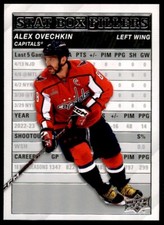 Alex Ovechkin 2023-24 Upper Deck Series 1 Stat Box Fillers RC #SB-9 Washington