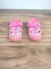 Oshkosh B'gosh young girls sandals,size 9 machine washable,comfort toe,dark pink