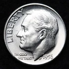 1956-D Roosevelt Silver Dime AU/UNC or BETTER - Complete Your Album!