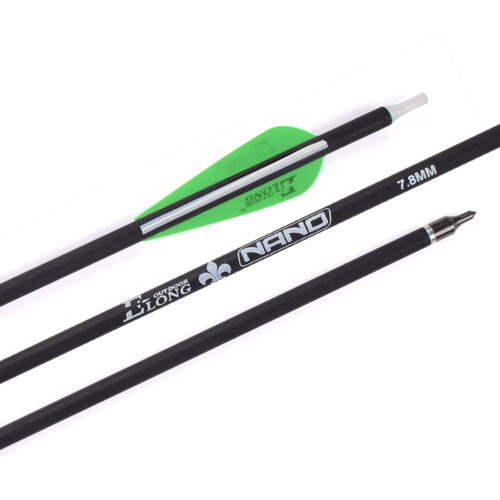 28" Mixed Carbon Arrows Archery Target Hunting Bow Shooting 12 Pack