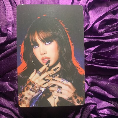 Lisa Alterego BLACKPINK KPOP Idol Goddess Photo Card Star Red Babe