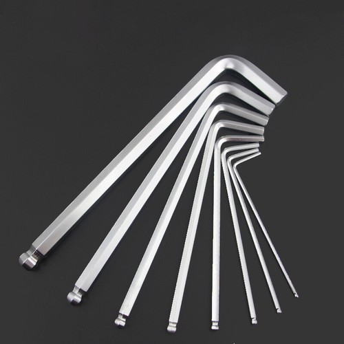 Extra Long Hexagonal Ball Spanner Metric Size 1.5mm - 18mm High Carbon Steel - Picture 1 of 8