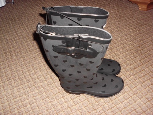 HEART DESIGN K KomForme Womens Waterproof Fashion Boots, size 8M, new - Picture 2 of 4