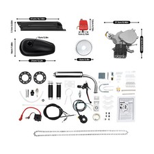 100cc 2-Stroke Bicycle Engine Kit Motorized Bike Motor Petrol Gas Engine CDI