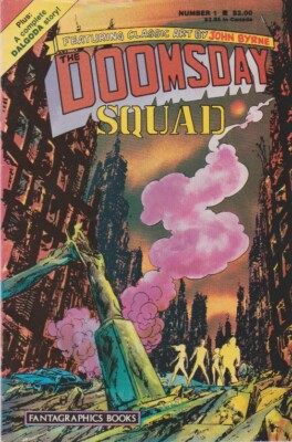 DOOMSDAY SQUAD #1 (1986) VF- FANTAGRAPHICS BYRNE art