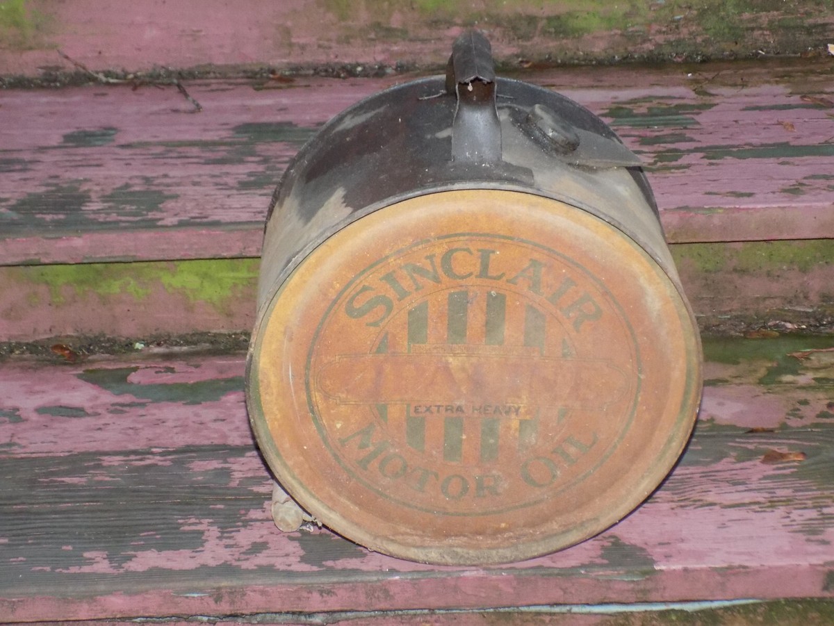 Sinclair アメリカンオイル缶 Vintage Sinclair Rocker Oil Can | eBay