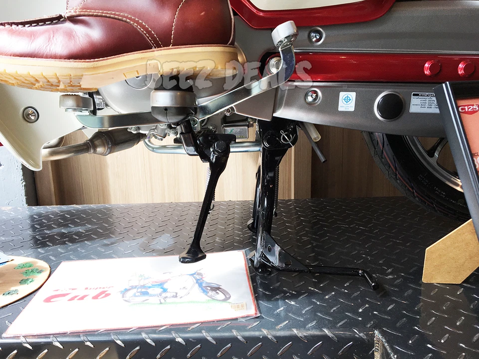 2022+ JA58 JA71 Honda Super Cub C125 Genuine OEM Comp Bar Footrest Side Stand - Image 3 of 4