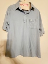 Vintage 70s Grand Slam Munsingwear Penguin Short Sleeve Polo Shirt Men M Blue