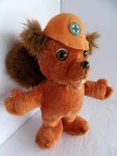 Steiff squirrel Traffic Hoerni button Flag made in Germany 2828