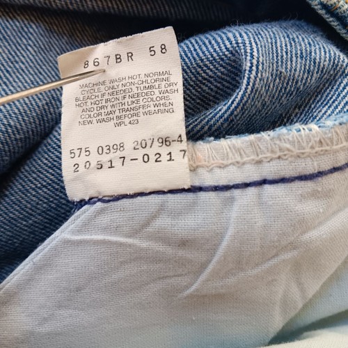 Jeans Bootcut 34x32 Levis 517 Para Hombre Vintage Años 90 W34 L32 Azul Denim Hecho en EE. UU. - Imagen 11 de 11