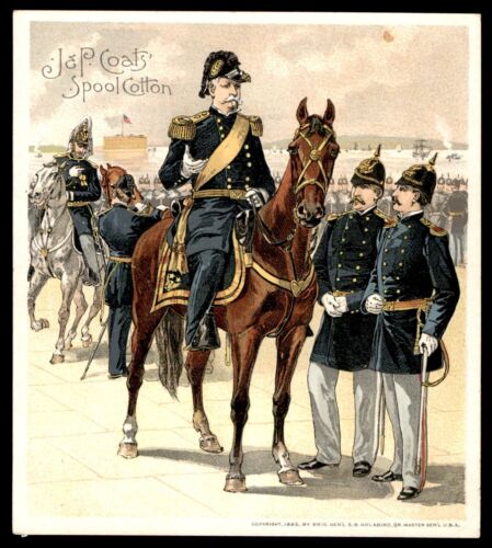 1885 H606 J&P Coats Uniforms of the U.S. Army #20 1889-1890 VG/EX - Picture 1 of 2