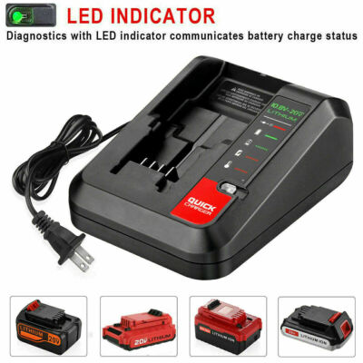 1.5Ah 20V Lithium-Ion Battery /Charger for Black and Decker 20 Volt LBX20 LBXR20
