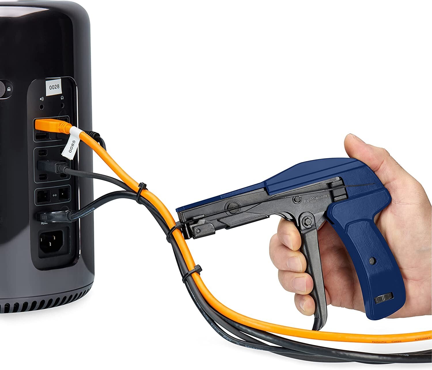 RVR Heavy Duty Metal Cable Zip Tie Gun Powerful Tension and Cutter